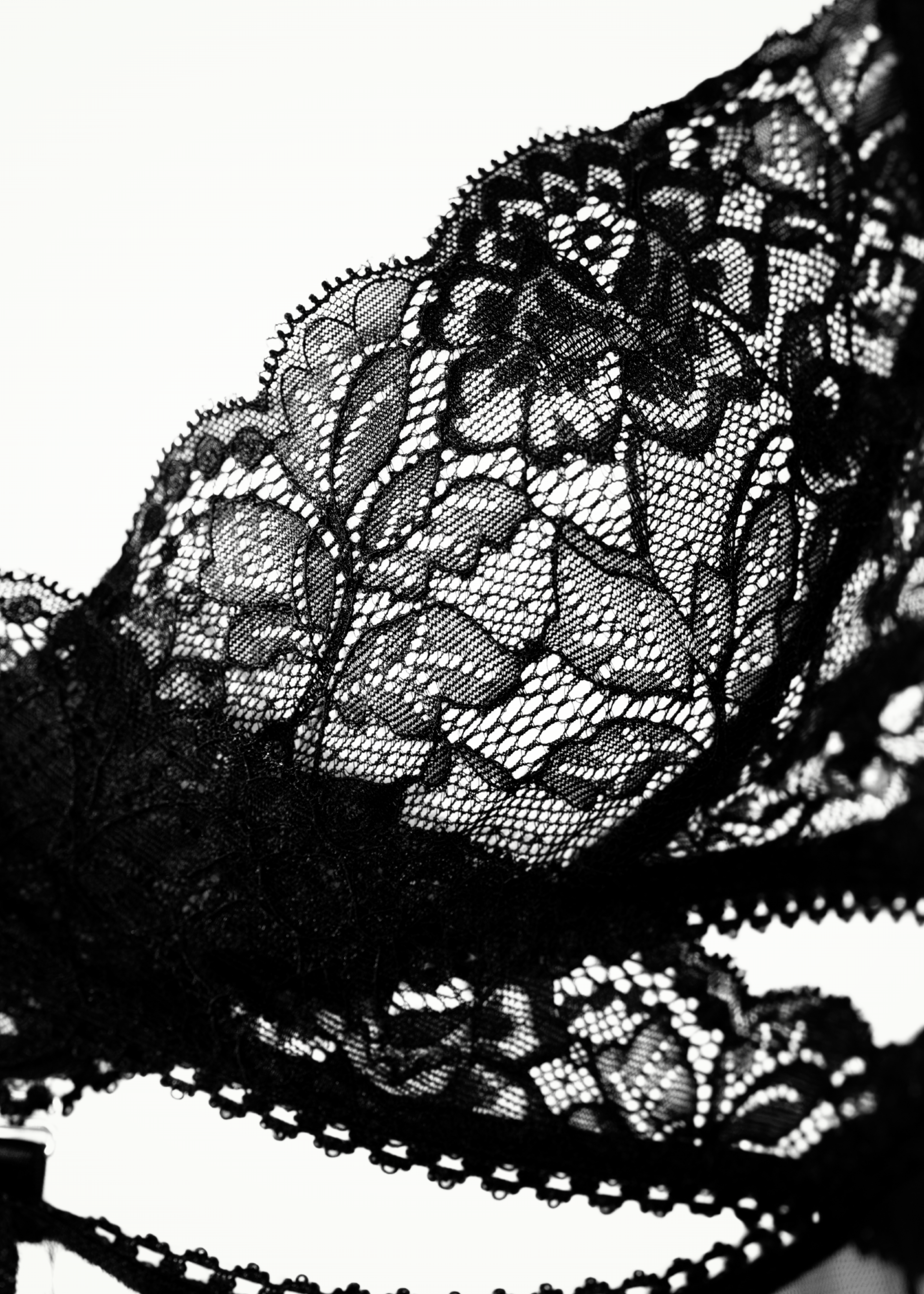black lace lingerie set